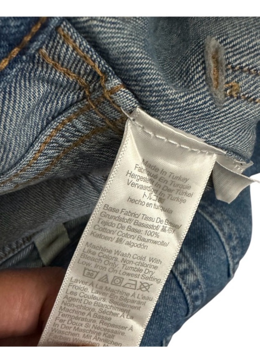 Women’s The Cleo Straight Jeans Size 27 Tall Denim High Rise 100 Cotton - Picture 5 of 5